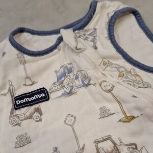 DoMiaMia Zip‎ Up Sleep Sack Construction Dump Truck Soft Sz XXL Baby Boy Sleeper